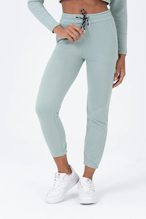 PUNKY CAT Kadın Yüksek Bel, Jogger, Cepli Eşofman Altı - EA001-P