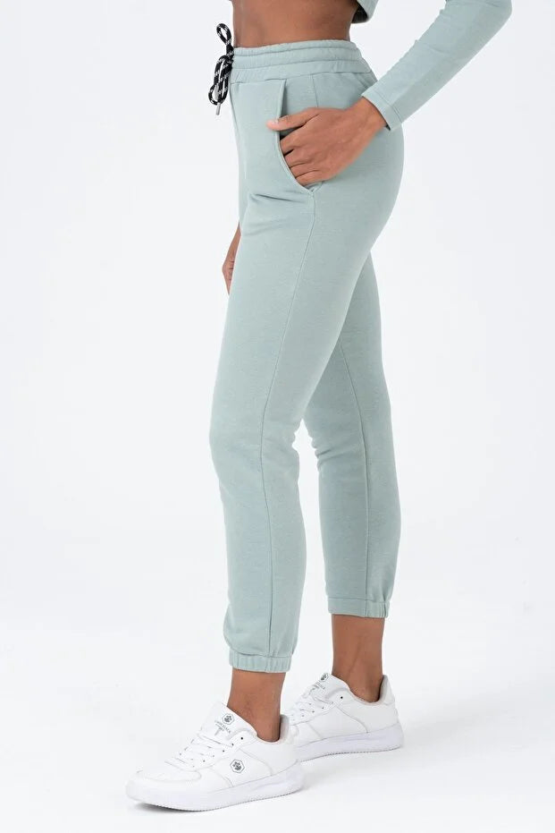 PUNKY CAT Kadın Yüksek Bel, Jogger, Cepli Eşofman Altı - EA001-P