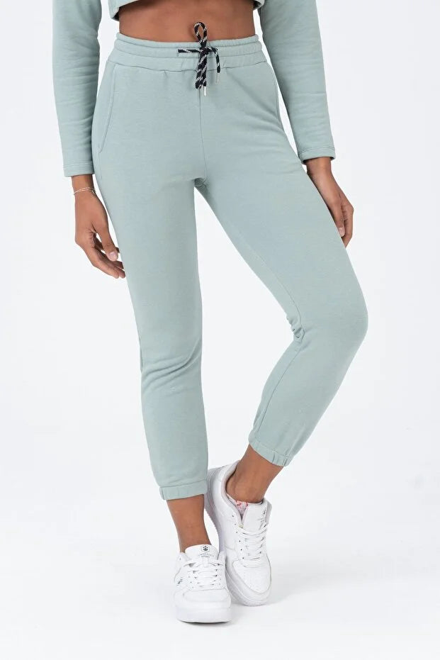 PUNKY CAT Kadın Yüksek Bel, Jogger, Cepli Eşofman Altı - EA001-P