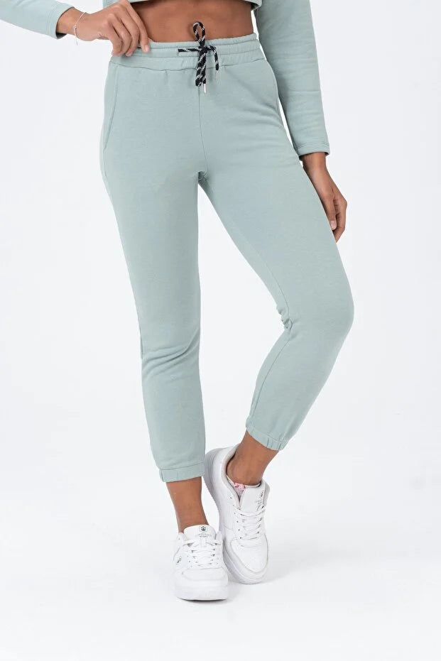 PUNKY CAT Kadın Yüksek Bel, Jogger, Cepli Eşofman Altı - EA001-P