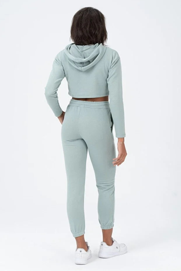 PUNKY CAT Kadın Yüksek Bel, Jogger, Cepli Eşofman Altı - EA001-P