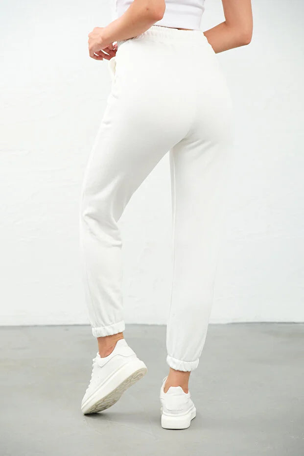 PUNKY CAT Kadın Yüksek Bel, Jogger, Cepli Eşofman Altı - EA001-P